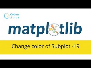 How To Change Color of Subplot - 19 | Matplotlib Tutorial