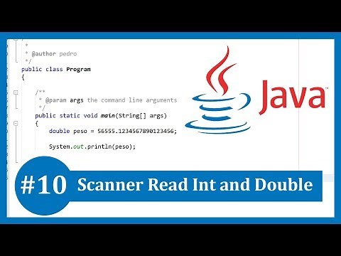 Learn Java Tutorial #10 - Scanner Read Int and Double