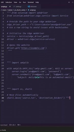 Python in 60 seconds: Automate your tasks