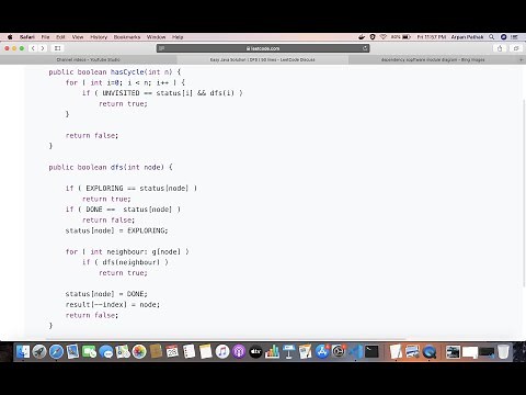 Topological Sort and Detect Cycle in a Directed Graph | leetcode course schedule ii | Java solution