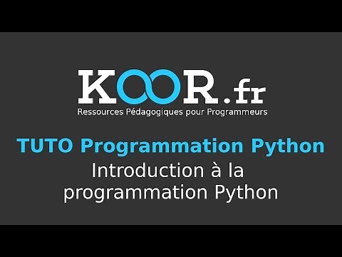 TUTO Python : Introduction à la programmation Python