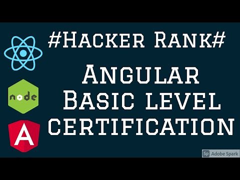 HackerRank Angular Basic Certification Part-1 #06