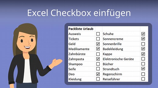 Excel Checkbox einfügen • so funktioniert's