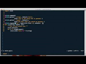 Building Command Line Applications with Click