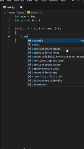 Fibonacci Series in JavaScript 🔢✨ Easy Explanation!