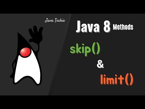 Java 8 Stream | Skip() and Limit() Methods With Realtime Example | JavaTechie