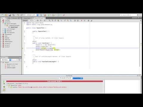 Getting started with JUnit in NetBeans