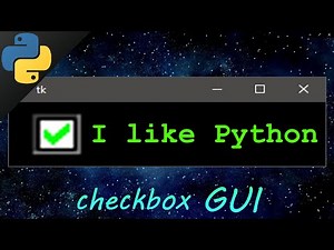 Learn Python tkinter GUI checkboxes easy ✔️