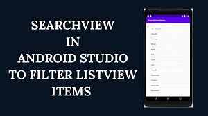 Android SearchView To Filter Listview Items - Codewithap