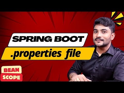 Spring boot properties configuration | Propertysource & Bean Scope in depth | Spring framework 6