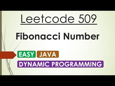 Leetcode 509 Fibonacci Number (Java) - Beats 100%