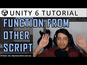 { How to CALL A FUNCTION FROM ANOTHER SCRIPT in Unity - Detailed Unity tutorial for beginners }