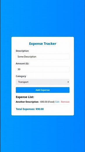 Build an Expense Tracker with JavaScript | Simple Budget App Tutorial | WebCraft & Devs #coding