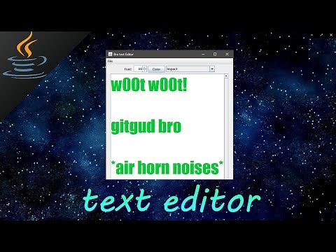 Java text editor app 📓