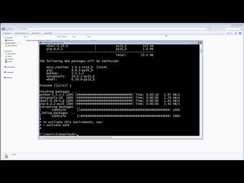 Install Python with NumPy SciPy Matplotlib on Windows