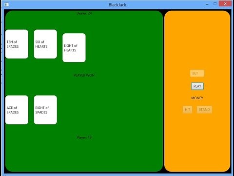 JavaFX Game: BlackJack