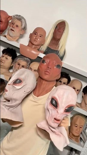 Alien silicone simulation costume mask👺