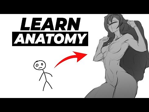 How to Quickly Learn to Draw Basic Anatomy!!