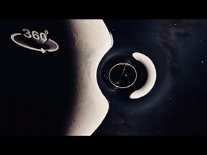 THROUGH a WORMHOLE: 360° VR Simulation - From Mars to Jupiter [4K]