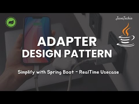 Adapter Design Pattern Explained with Spring Boot | Real-Time Example | ‪@Javatechie‬