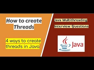 How to Create Threads in Java | Java Multithreading Interview Question |