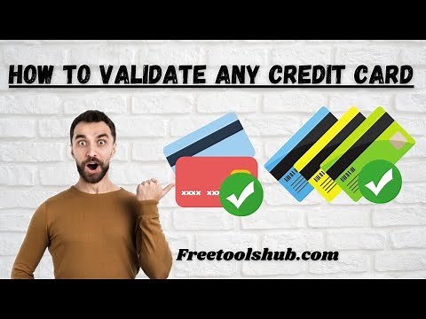 Credit Card Validation 🔥 How To Validate Credit Card Number (Luhn algorithm) 🔥 Credit Card Validator