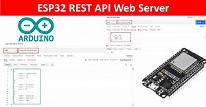 ESP32 Rest API Web Server GET and POST Examples with Postman API