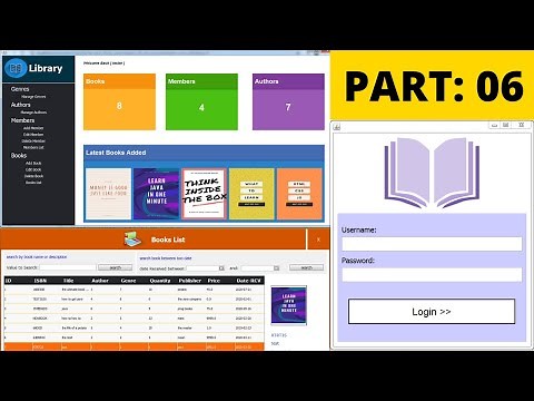 Java Library Management System Project In Netbeans With MySQL - [Part 06]