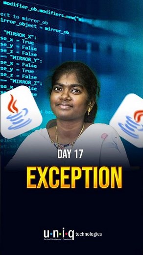 "ஆரம்பிக்குறோம் Scratchல இருந்து இன்னைக்கு Day 17 | What is Exceptional handling in Java