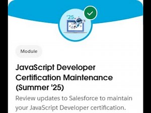 JavaScript Developer Certification Maintenance (Summer '25) || Challenge 2 || Salesforce