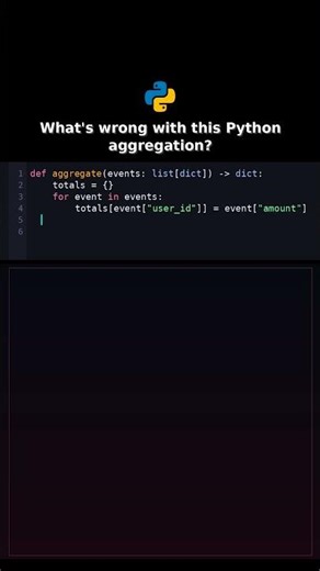 Whats wrong with this Python aggregation? #pythondictbug
