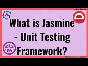 Protractor Tutorial 13 - What is Jasmine Framework | JavaScript Unit Testing Framework