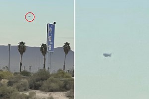 UFO-lovers convinced they've spotted alien spaceship over Arizona desert