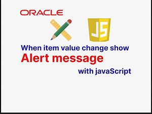 🔔 How to Show Alert Message with JavaScript in Oracle APEX | Easy & Effective Tutorial