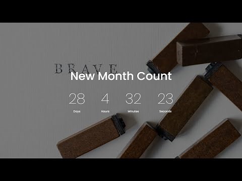 Create a Count Down Timer in 5 Minutes | HTML CSS & JavaScript