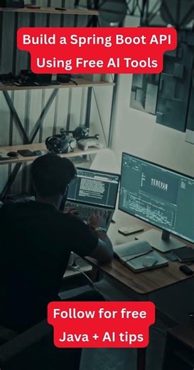 Build a Spring Boot API Using Only Free AI Tools #backenddev #tech #productivity #freeai #spring