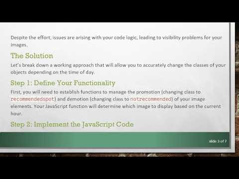 Dynamically Changing Object Classes in JavaScript Based on Time