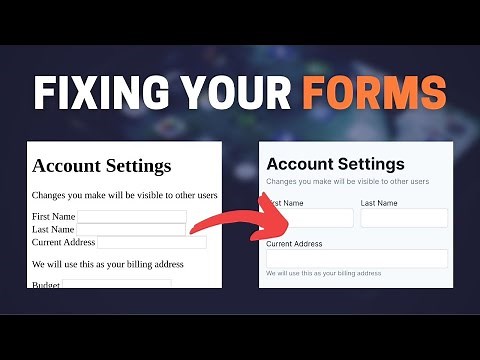 Form Design Tutorial with Tailwind CSS (with examples)