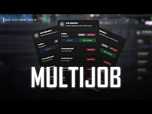 FiveM | Multijob System | QBox / QBCore / ESX