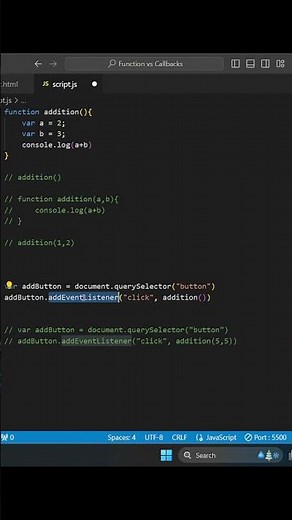 How to use Function as Callback in JavaScript #callbacks #js #jsfunction #javascript