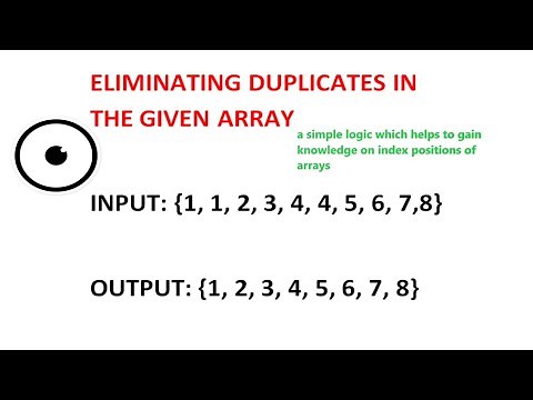 How To Remove Duplicates In Array Using Java