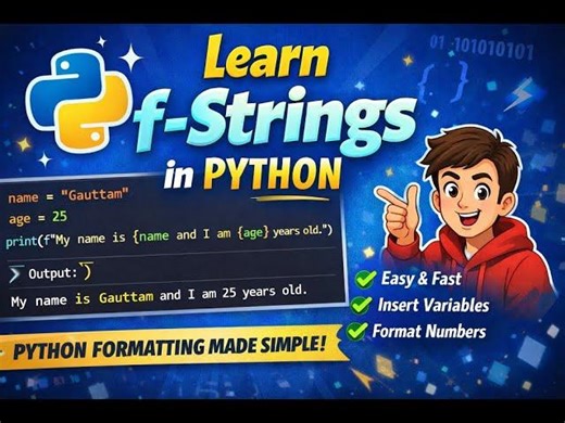 f - String in Python | 𝐆𝐚𝐮𝐭𝐭𝐚𝐦 𝐒𝐨𝐧𝐤𝐚𝐦𝐛𝐥𝐞