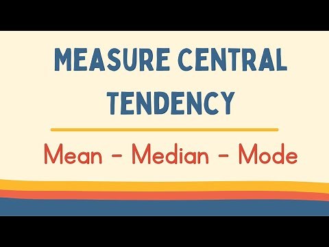 Measure Central Tendency : Mean-Median-Mode and Range