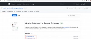 Installing Oracle Database Sample Schemas (21c)