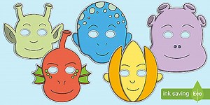 Alien Role Play Masks
