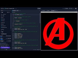 Creating the Avengers Logo with Python Turtle: Step-by-Step Tutorial
