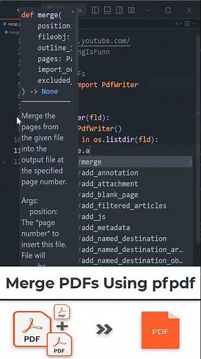 How to Merge Multiple PDFs Using Python #programming #python #automation