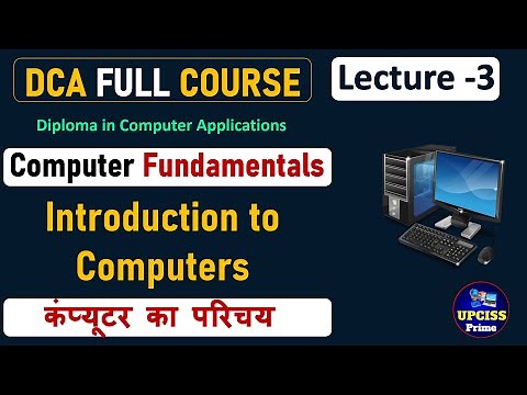 Introduction to Computer | Computer Fundamentals | DCA Full Course for Beginners – Lecture 3
