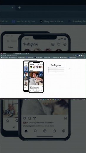 Creating an Instagram Login Page Clone: HTML, CSS, and JS | Shorts | Source Code | #web | #coding