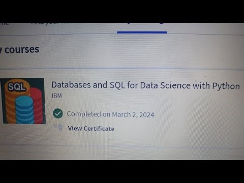 Databases and SQL for Data Science with Python Coursera Week 1 all quiz answers | 2024 | #coursera